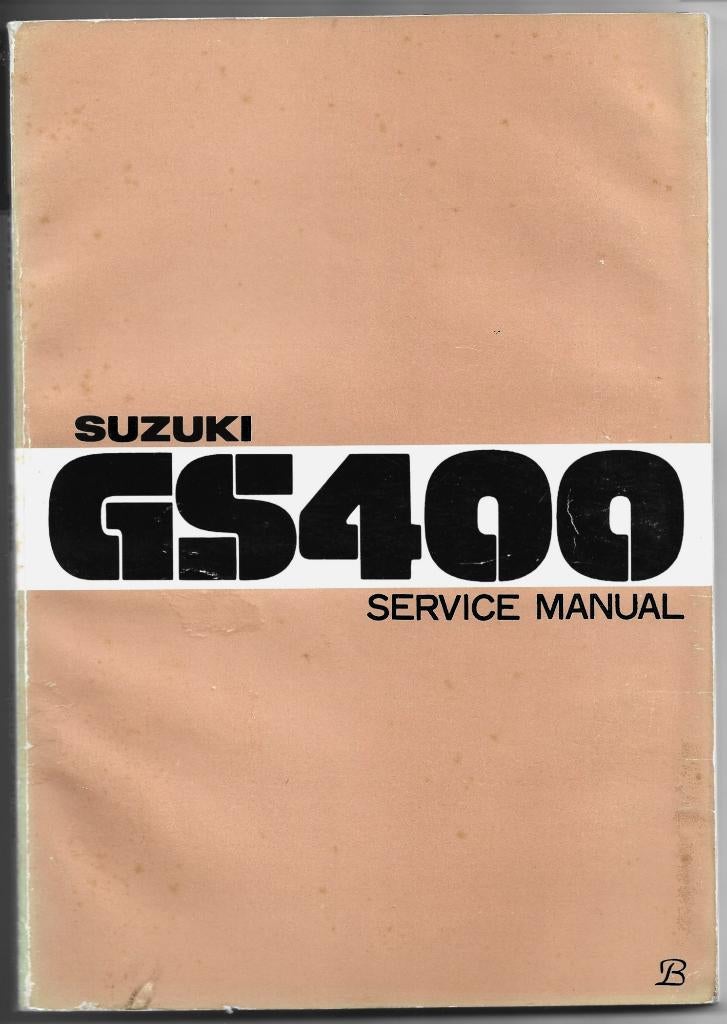 Suzuki GS400 service manual (1976z) motor, Motoren, Verzenden, Suzuki