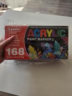 Lyuvie acrylmarkers 168 stuks, Hobby en Vrije tijd, Tekenen, Ophalen of Verzenden, Nieuw, Potlood of Stift