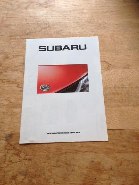 Autobrochure/Autofolder:   Subaru Verzamel   NL, Ophalen of Verzenden, Zo goed als nieuw, Overige merken