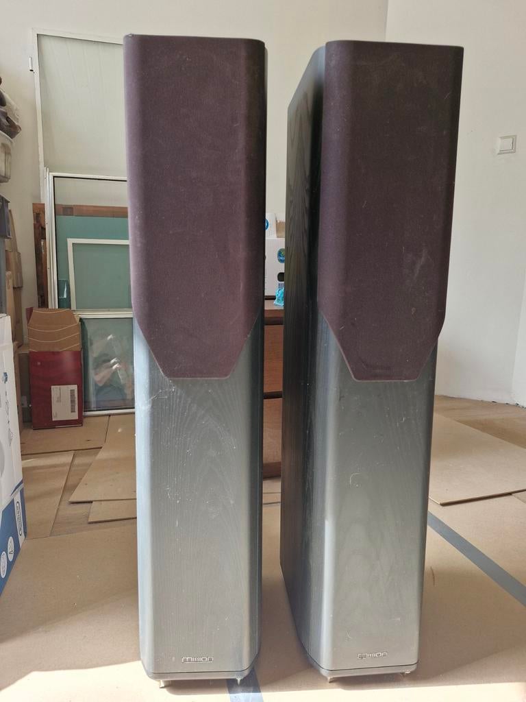 Mission boxen, luidsprekers, Ophalen of Verzenden, 60 tot 120 watt, Front, Rear of Stereo speakers, Overige merken