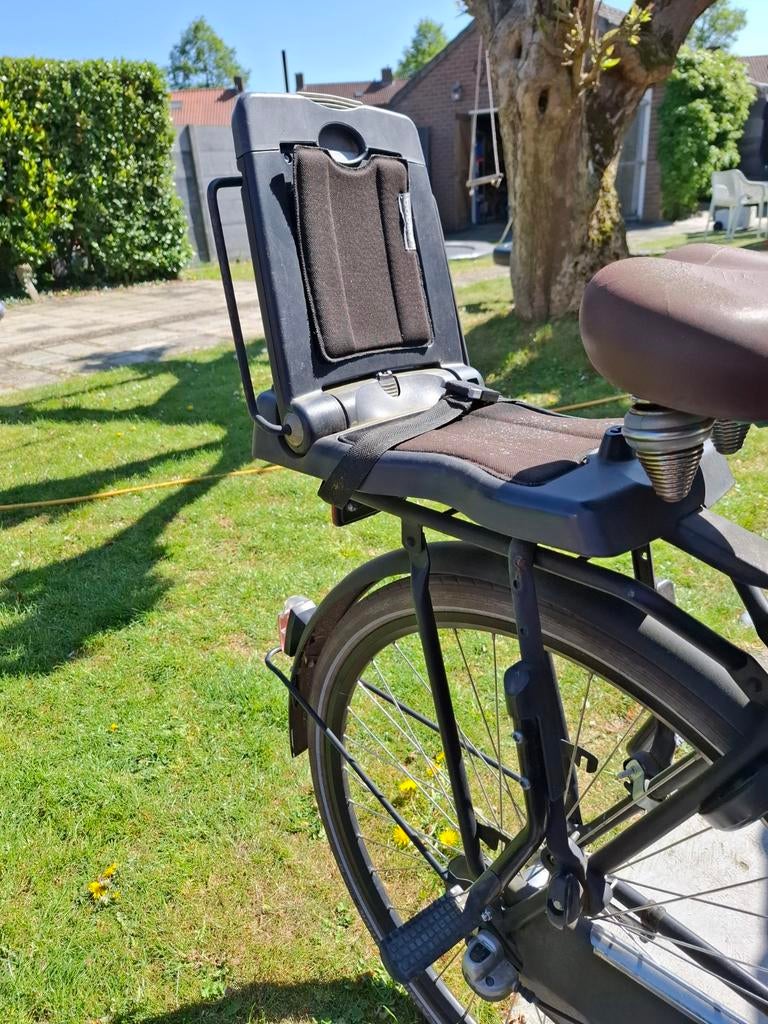 Bobike junior zwart fietszitje, Ophalen, Gebruikt