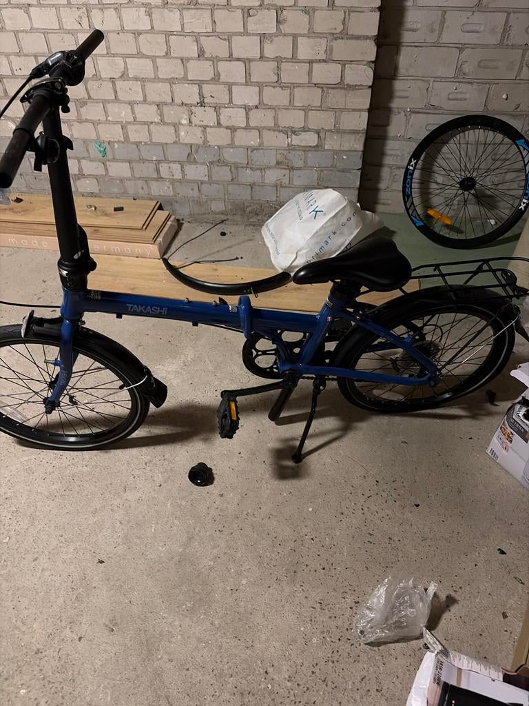 Nieuwe Takash fiets zonder remmen, achterband kapot, Ophalen of Verzenden, Nieuw, Totaal opvouwbaar, Overige merken