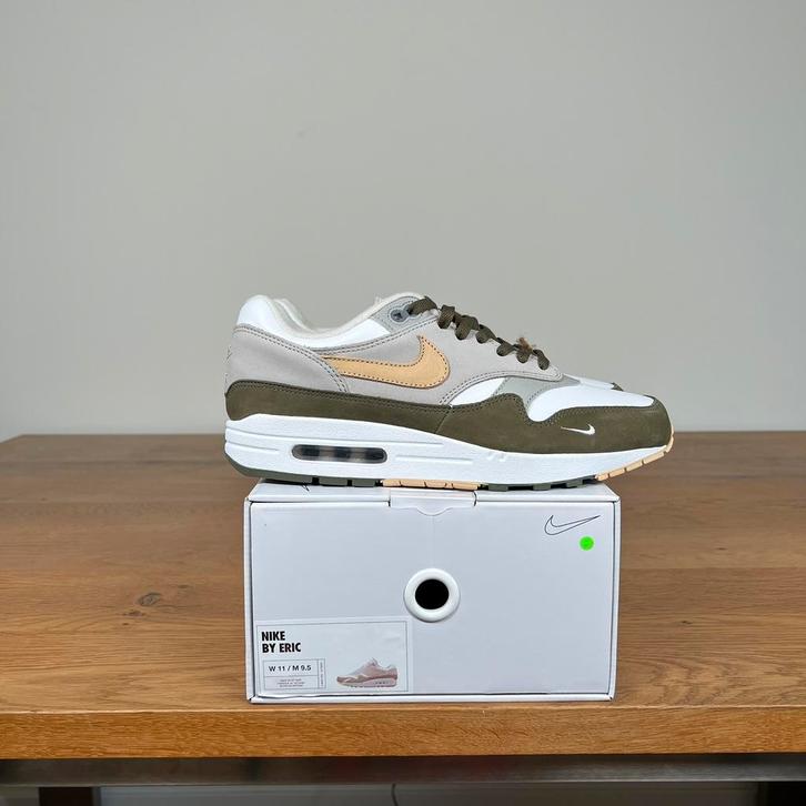 Nike Air Max 1 ID ‘Olive'  - US11W | EU43 from 2023, Kleding | Heren, Schoenen, Nieuw, Sneakers of Gympen, Overige kleuren, Ophalen of Verzenden