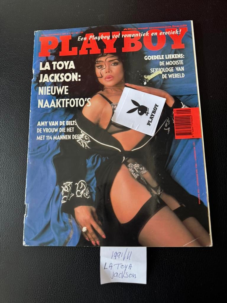 playboy met latoya jackson 7.50, Verzamelen, Tijdschriften, Kranten en Knipsels, Ophalen of Verzenden, 1980 tot heden, Tijdschrift