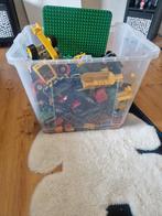 Grote bak Duplo met voertuigen, treinen en bouwplaat, Ophalen