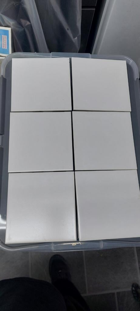 Mosa tegels wit mat 15x15 cm - ca. 11 m², Ophalen, Nieuw, Minder dan 20 cm, Minder dan 20 cm