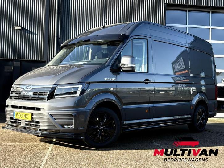 MAN TGE 35 2.0 L3H3 LUXE | LEDER | GASGEVEERDE CHAUFFEURSSTO, Auto's, Bestelauto's, Bedrijf, Te koop, ABS, Airconditioning, Alarm