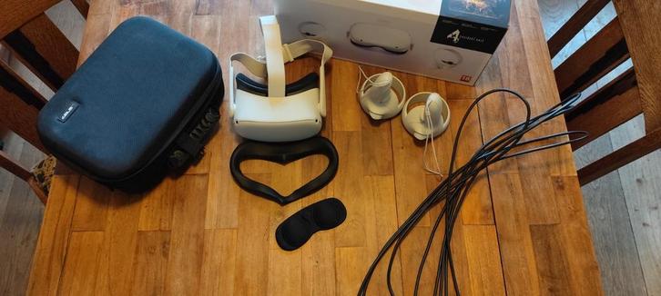Oculus Quest 2 128gb, Spelcomputers en Games, Virtual Reality, Zo goed als nieuw, Overige platformen, VR-bril, Ophalen of Verzenden