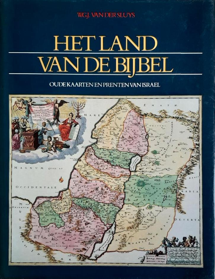 Het land van de bijbel, Boeken, Atlassen en Landkaarten, Zo goed als nieuw, Landkaart, Nederland, 1800 tot 2000, Ophalen of Verzenden