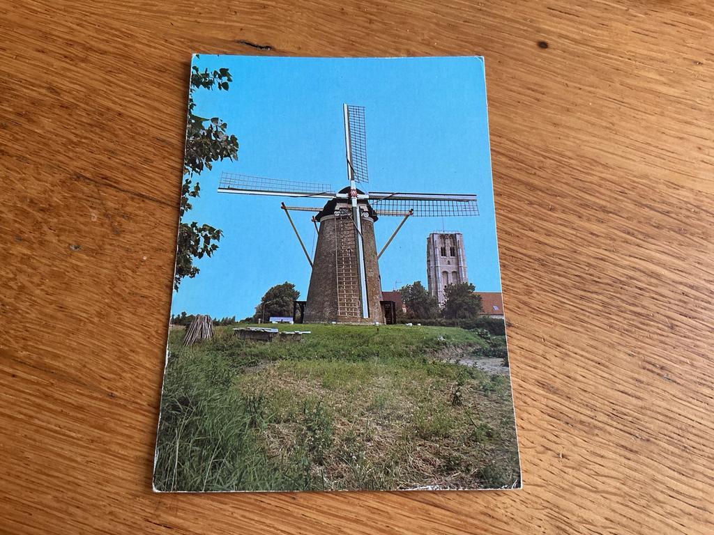 964 molen Goedereede toren, Verzamelen, Ansichtkaarten | Nederland, Ophalen of Verzenden