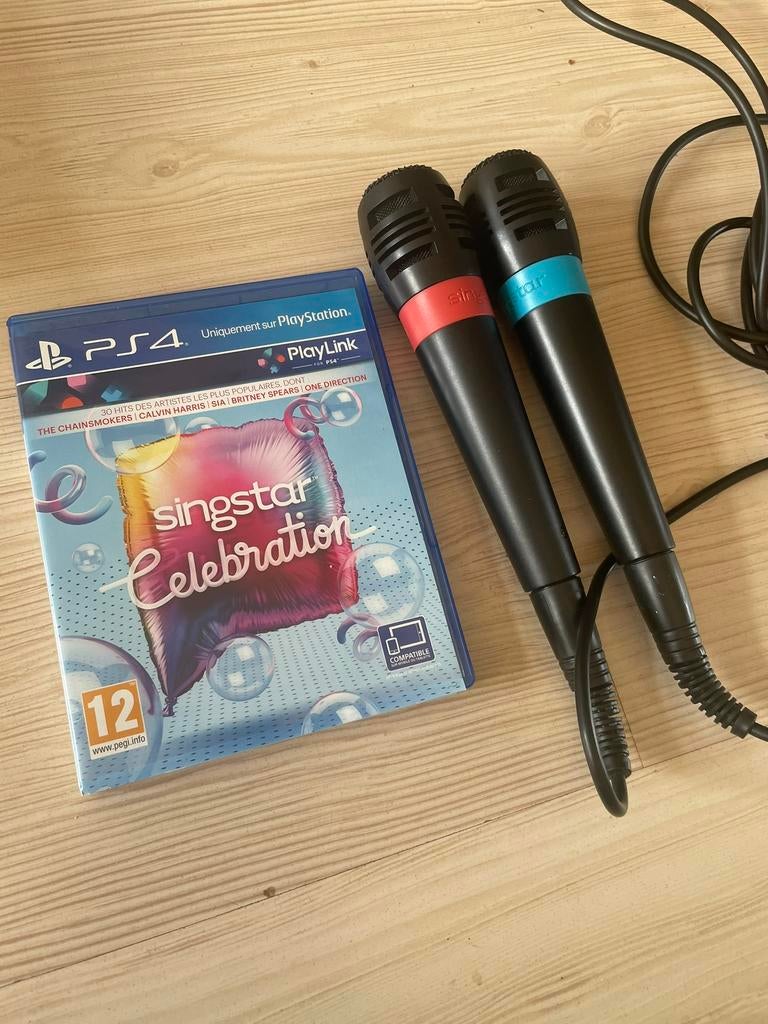 Singstar Celebration met 2 microfoons Ps4, Spelcomputers en Games, Games | Sony PlayStation 3, Muziek, Ophalen of Verzenden, Zo goed als nieuw