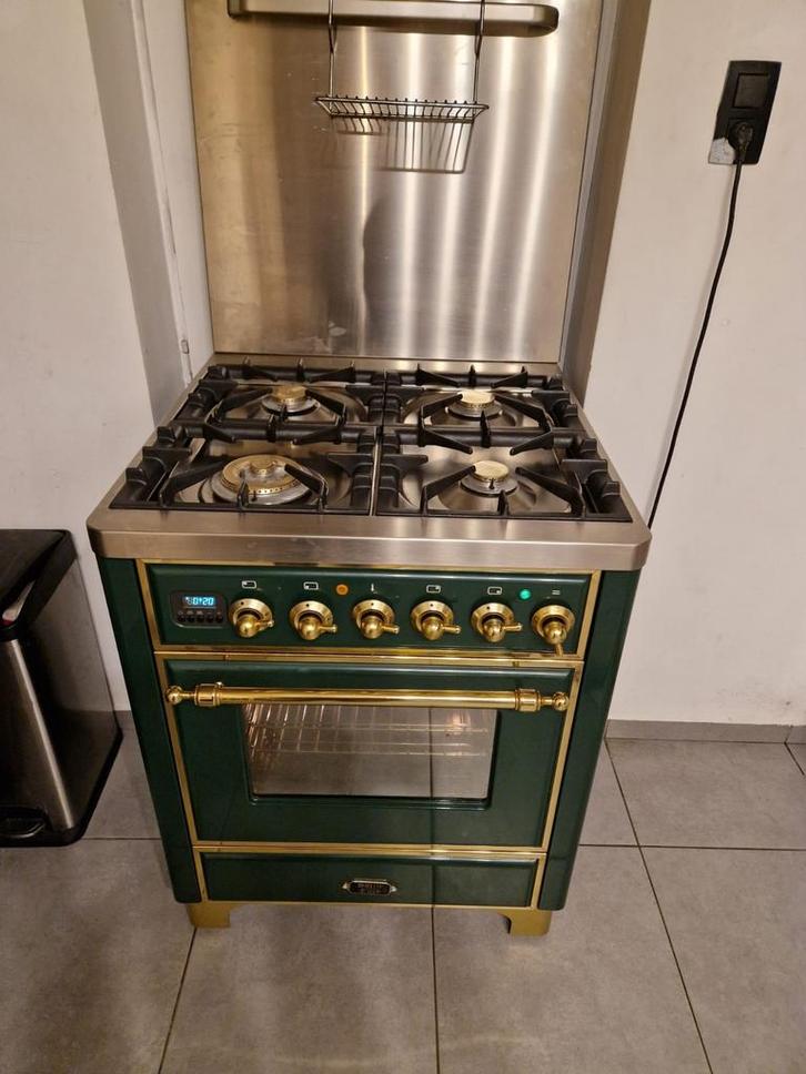 Boretti OLIVA gasfornuis, Witgoed en Apparatuur, Fornuizen, Vrijstaand, Gas, 5 kookzones of meer, 85 tot 90 cm, 60 cm of meer