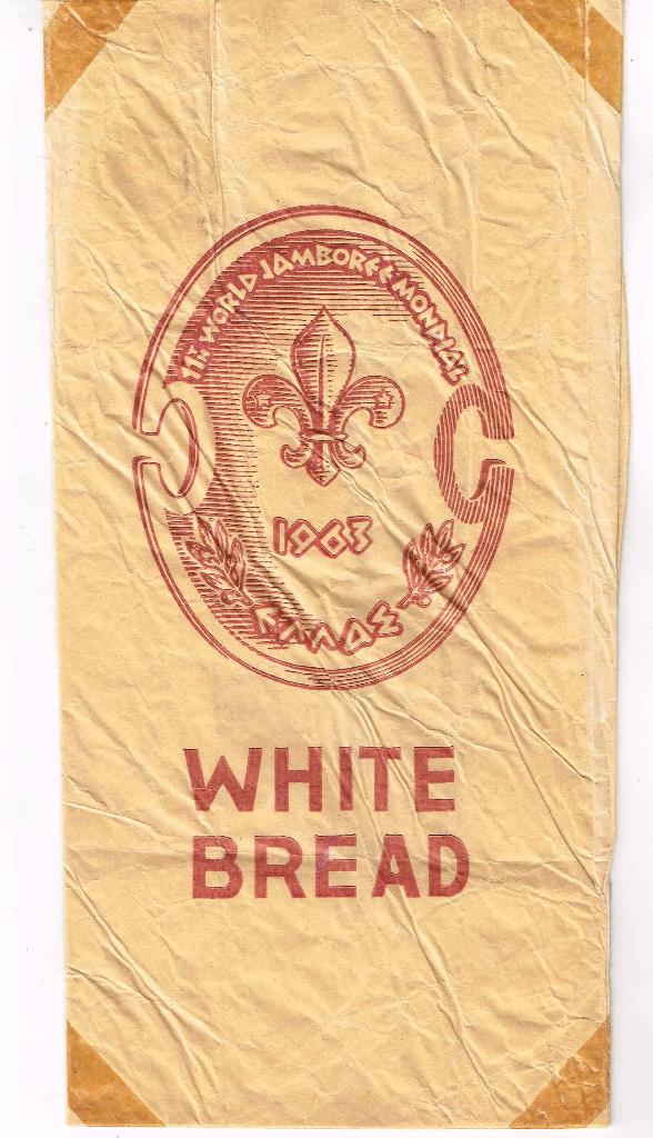 Wereld Jamboree Griekenland 1963 papieren broodzak, Ophalen of Verzenden, Gebruikt, Overige typen