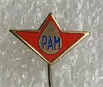 Vintage PAM Emaille Speldje, Verzamelen, Ophalen of Verzenden, Zo goed als nieuw, Merk, Speldje of Pin