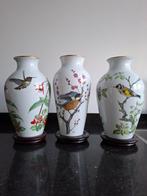 Franklin Porcelain Woodland Bird Vazen Set (3 stuks), Ophalen
