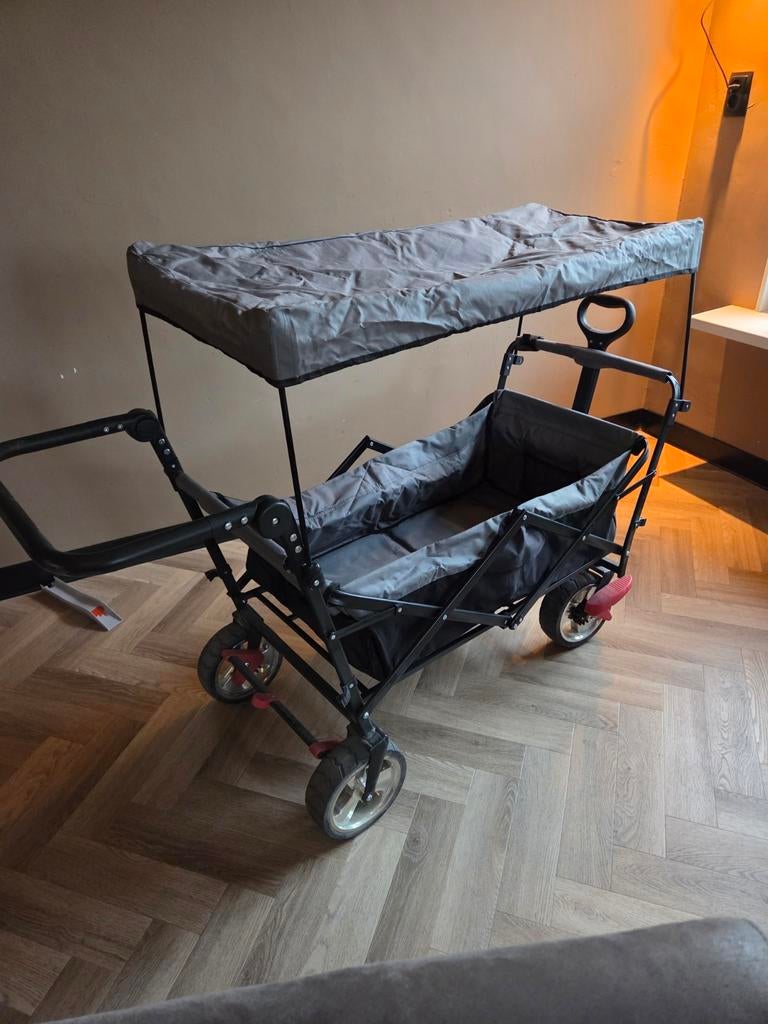 Opvouwbare bolderkar met zonnekap - Ideaal voor uitjes!, Caravans en Kamperen, Ophalen, Opvouwbaar, Zo goed als nieuw