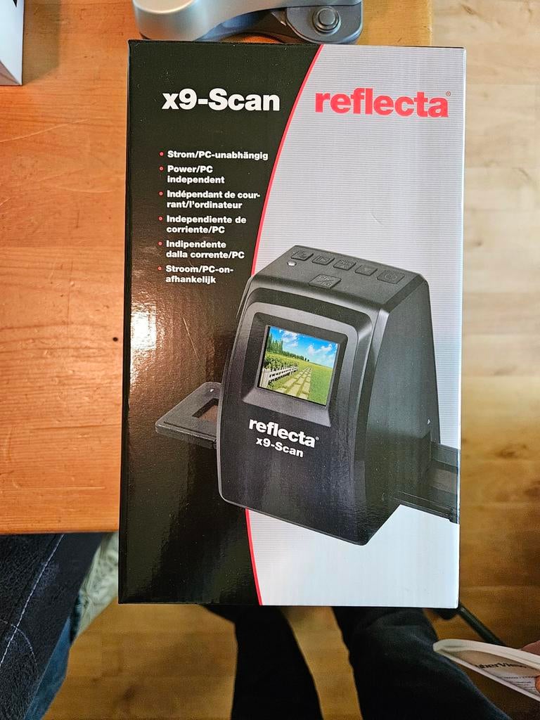 Reflecta x9-Scan Diascanner - Digitaliseer uw dia's, Ophalen, Diascanner, MacOS, Zo goed als nieuw
