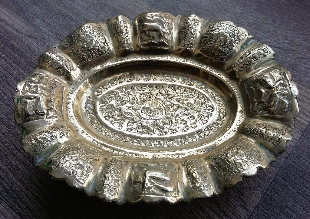 Omstreeks 1930 -1950 Aziatische India Indonesië Schaal Kom, Ophalen of Verzenden