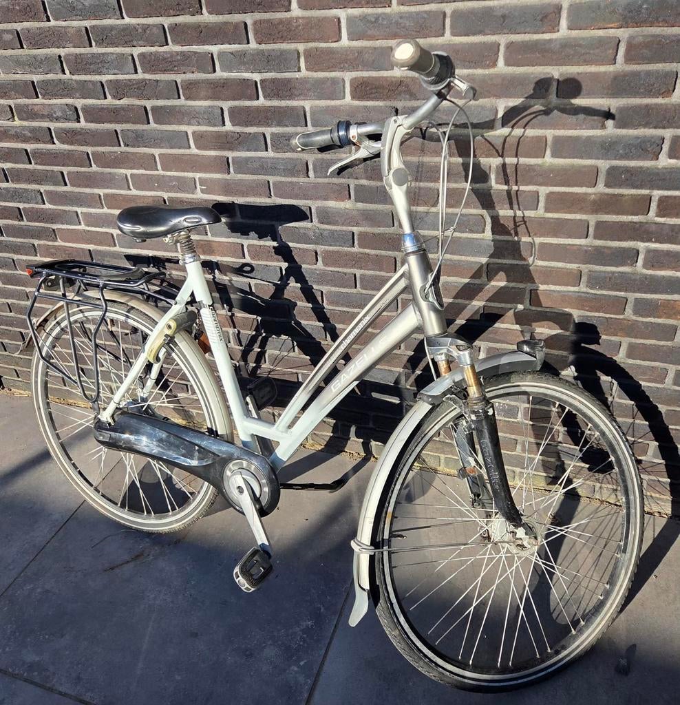 Gazelle Chamonix damesfiets, Ophalen, Velgrem, Versnellingen, Gazelle