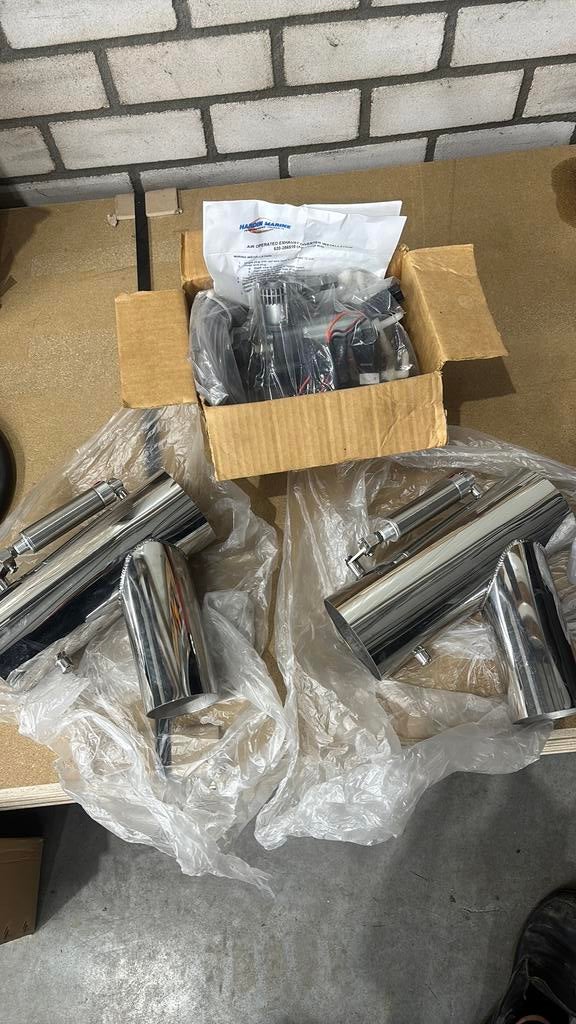 Hardin open uitlaat systeem Mercruiser V8, Ophalen, Nieuw, Motor en Techniek, Motorboot