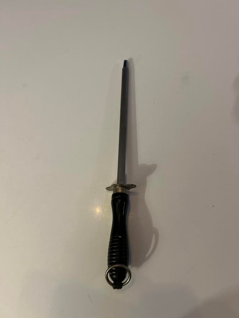 Aanzetstaal 30 cm, Ophalen of Verzenden, Zwart, Metaal, Overige typen