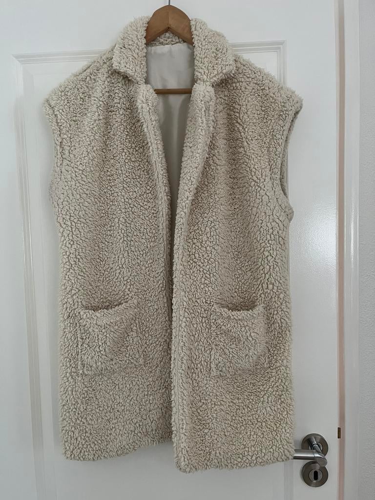 Teddy gilet maat L, Kleding | Dames, Bodywarmers, Ophalen of Verzenden, Zo goed als nieuw, Maat 42/44 (L), Beige