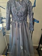 Abiye, feestjurk, galajurk, avondjurk maat 38, Kleding | Dames, Maat 38/40 (M), Galajurk, Blauw, Ophalen of Verzenden
