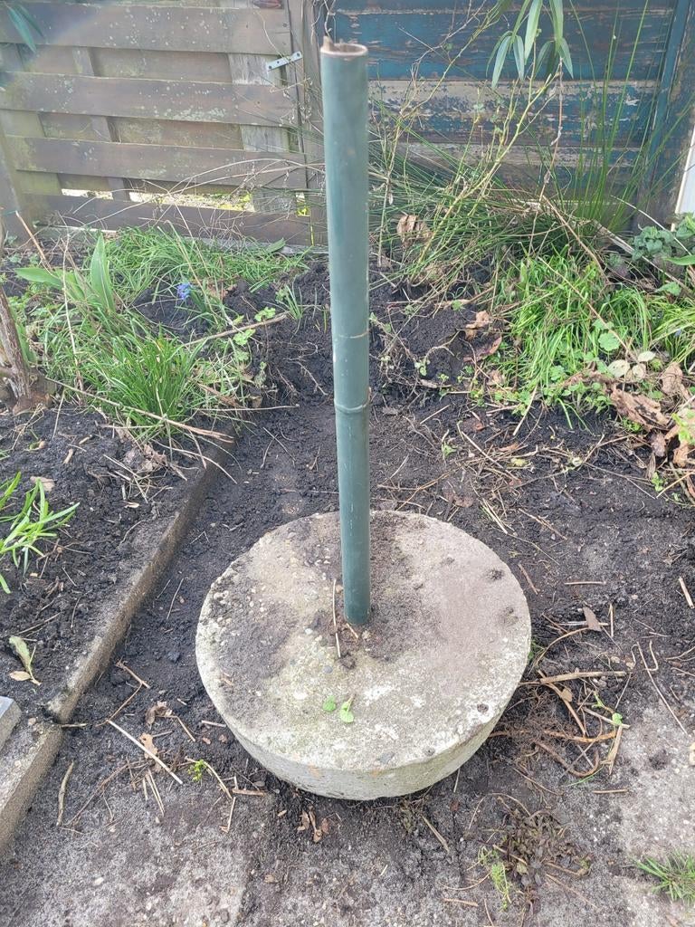 Gratis parasolvoet,  2 cm doorsnede, Tuin en Terras, Parasols, Ophalen, Gebruikt, Minder dan 1 meter, Parasolvoet