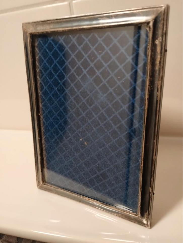 Oud Spaans zilver fotolijstje, Antiek en Kunst, Curiosa en Brocante, Ophalen of Verzenden