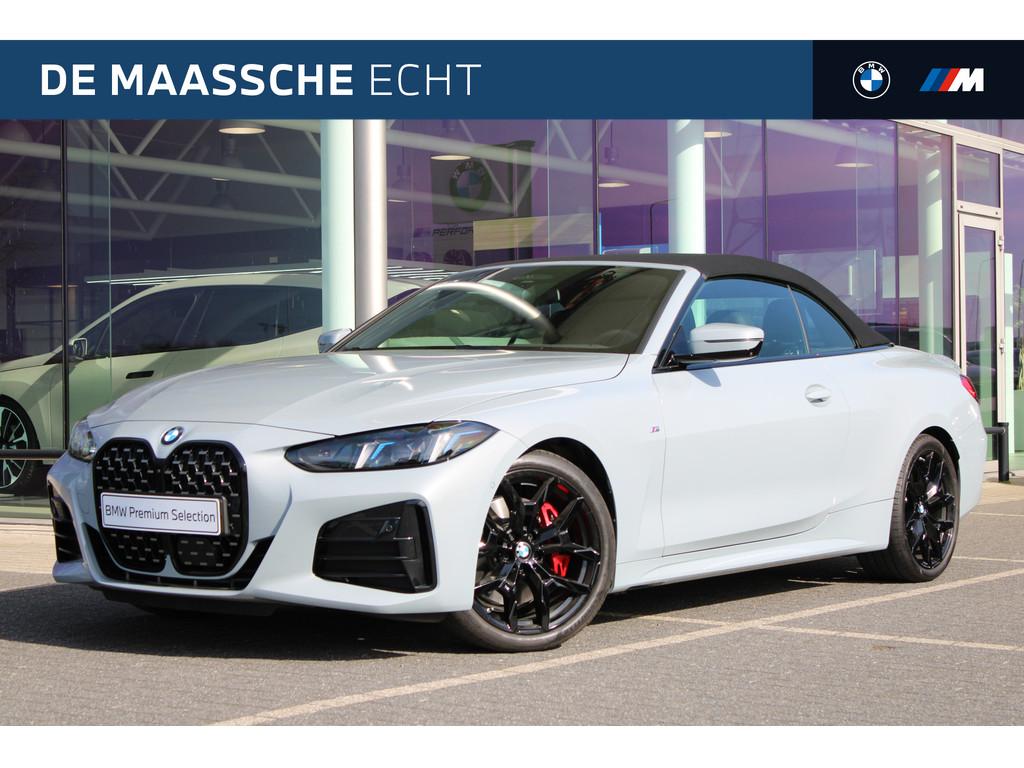 BMW 4 Serie Cabrio 420i M Sport Automaat / Air Collar / Park, Automaat, 1998 cc, Zwart, Cabriolet