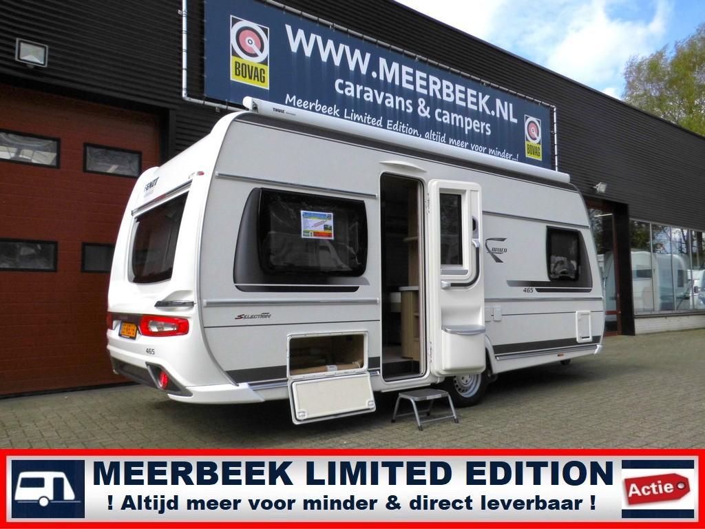 Fendt Bianco Selection 465 SFB +MOVER +LUIFEL +FIETSREK, Caravans en Kamperen, Rondzit, Overige typen, Fendt, Schokbreker