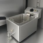 Frituurpan 8 Liter met Aftapkraan - Professioneel, 4 liter of meer, Ophalen of Verzenden, Zo goed als nieuw, Uitneembare binnenpan