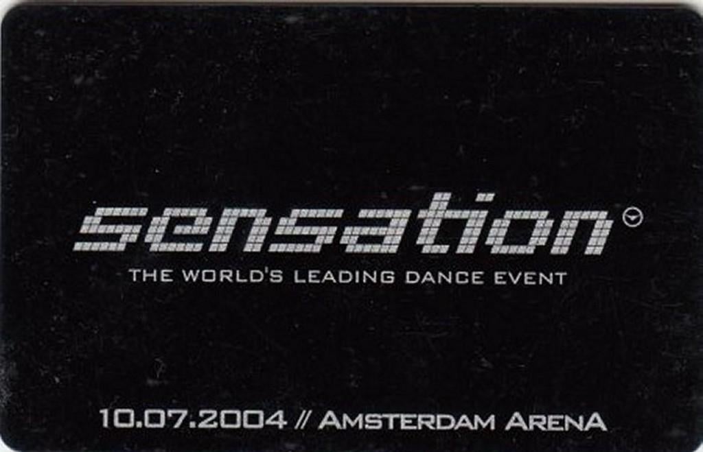 ArenA kaart A062 VIP kaart Sensation 2004 (schaars), Ophalen of Verzenden, Nederland