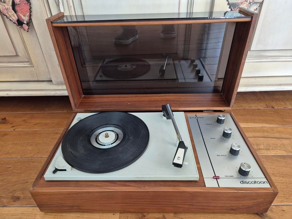 Vintage BSR Discofoon (lees), Ophalen of Verzenden, Zo goed als nieuw, Platenspeler, Overige merken