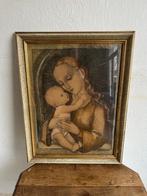 Vintage prent madonna met kind, Ophalen