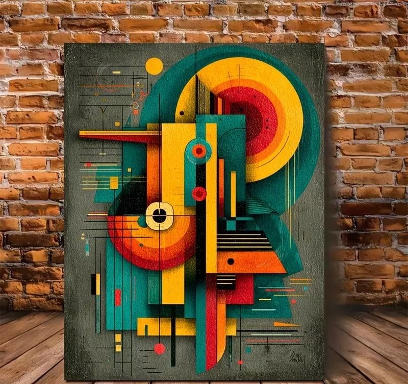 Wassily Kandinsky - Compositie - Canvas Schilderij, Antiek en Kunst, Verzenden