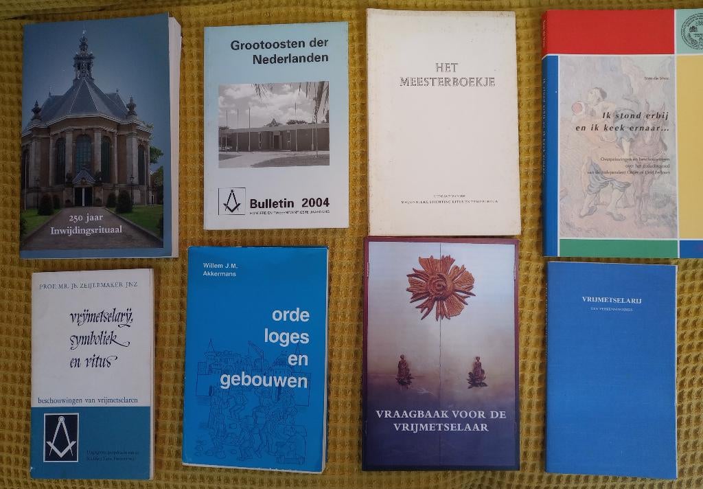 Diverse boeken "vrijmetselarij", Ophalen, Zo goed als nieuw, Diverse auteurs
