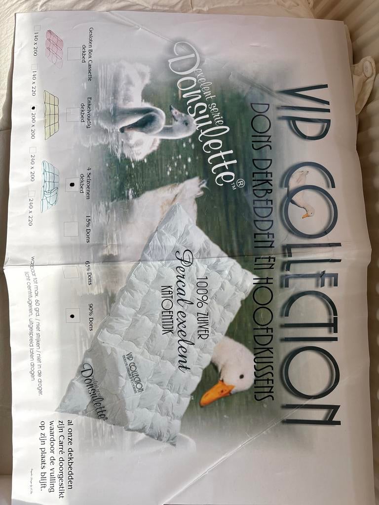 4 seizoenen dekbed, nieuw kussen en 3 dekbedovertrekken, Huis en Inrichting, Slaapkamer | Beddengoed, Ophalen, Gebruikt, Wit, Tweepersoons