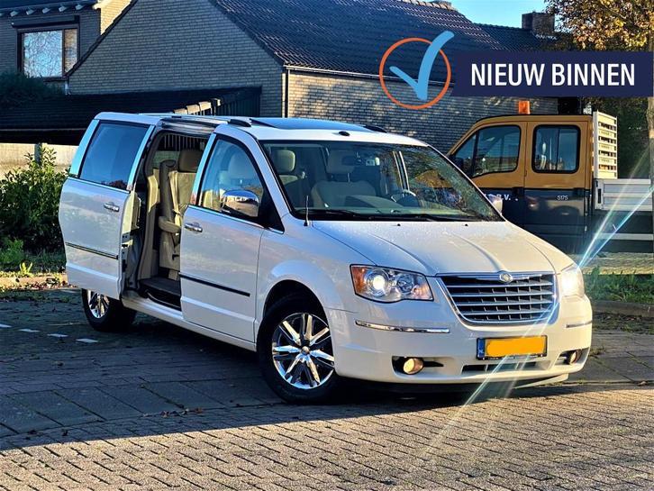 Chrysler Grand Voyager 4.0 V6 LIMITED WHITE OPEN-DAK SWIVEL&, Auto's, Chrysler, Bedrijf, Te koop, Grand Voyager, ABS, Achteruitrijcamera