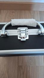 Nieuw klein zwart koffertje met aluminium, Ophalen of Verzenden, Nieuw, Zwart