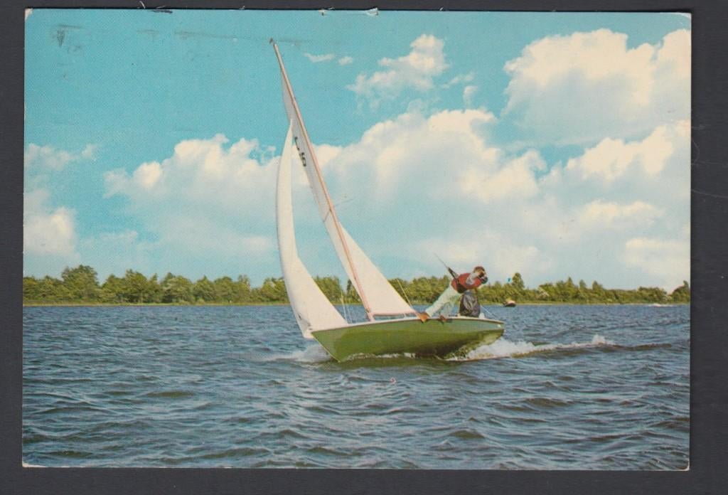 De Kaag Zeilen op de Kager plassen Zeilboot Centauer 1970, Verzenden, 1960 tot 1980, Gelopen, Zuid-Holland