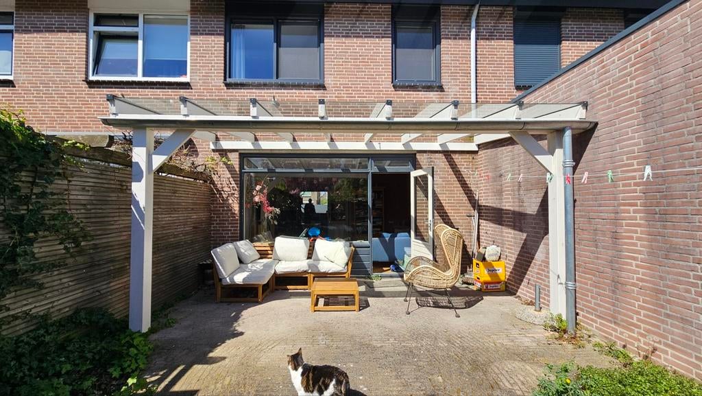 Stijlvolle Overkapping met Glas voor uw Terras, Ophalen, Gebruikt, Veranda