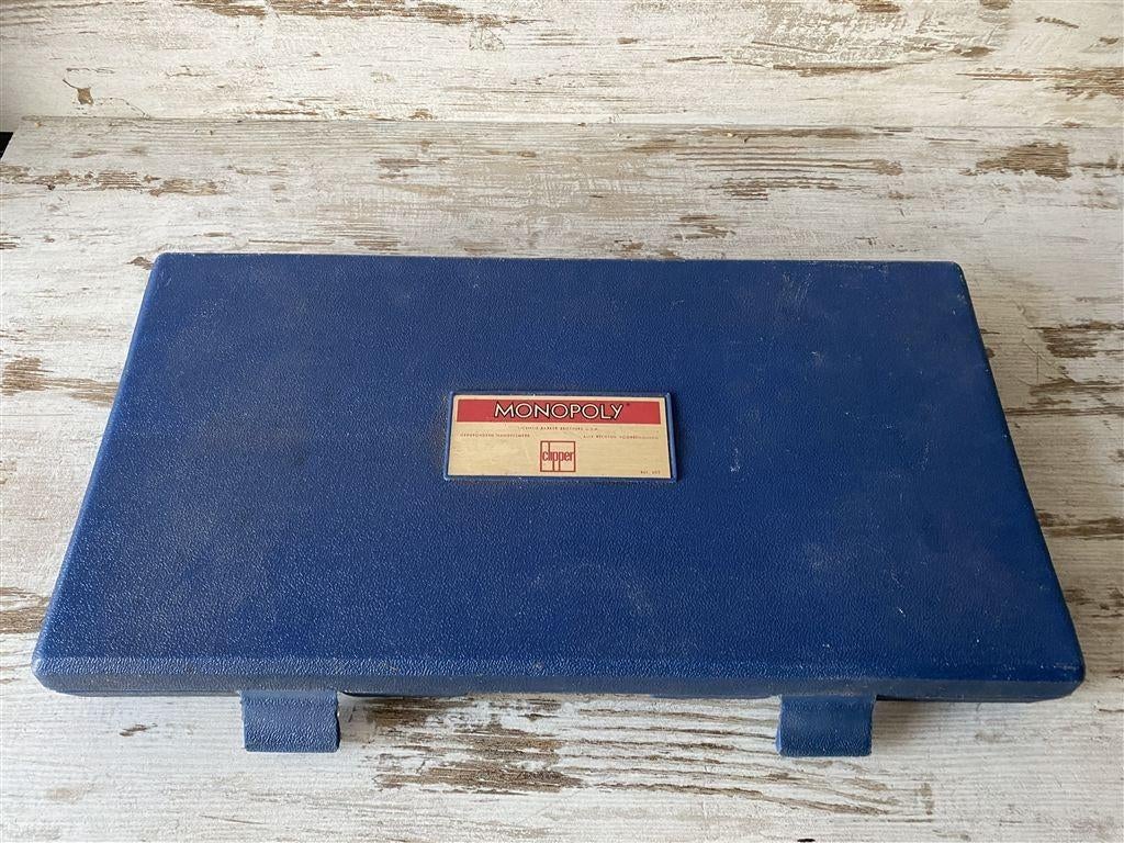 Monopoly clipper in mooie blauwe case [s577], Hobby en Vrije tijd, Gezelschapsspellen | Bordspellen, Ophalen of Verzenden, Zo goed als nieuw