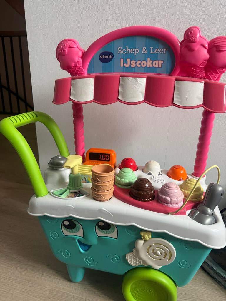 Vtech Schep & Leer IJscokar, Ophalen, Gebruikt, 2 tot 4 jaar