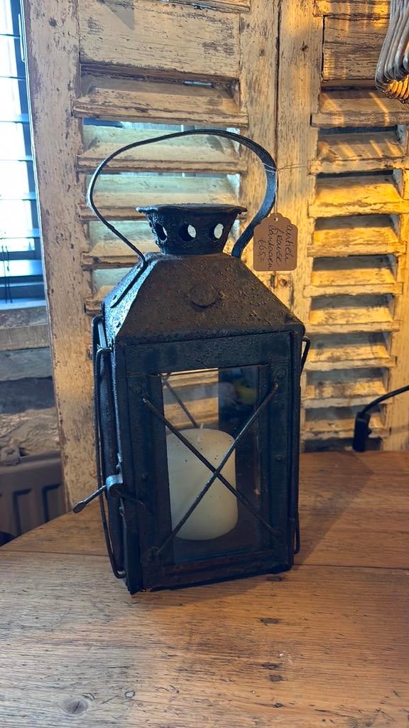 Antieke franse lantaarn, Ophalen of Verzenden