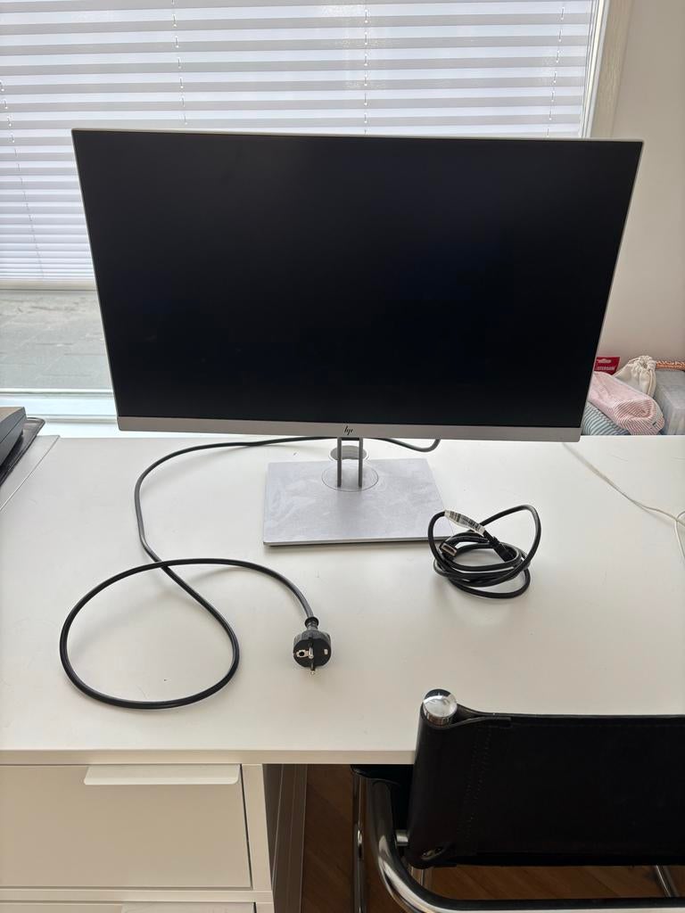 HP E243 EliteDisplay zilverkleurige monitor met HDMI-kabel, Computers en Software, Ophalen, HDMI, IPS, Full HD