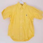 Geel Ralph Lauren overhemd s/s maat 104 NIEUW (0663) a, Kinderen en Baby's, Kinderkleding | Maat 104, Overhemd of Blouse, Nieuw