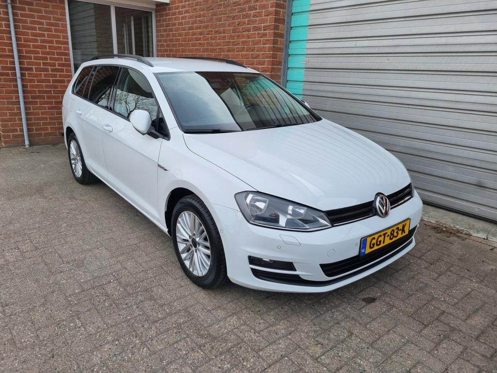 Volkswagen Golf Variant 1.2 TSI Comfortline automaat Bj:2014, Euro 5, Gebruikt, 4 cilinders, Wit