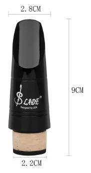 Professioneel mondstuk voor klarinet zwart van hout, Ophalen of Verzenden, Nieuw, Hout