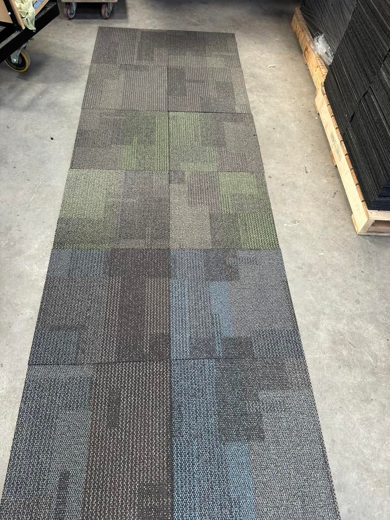 Tapijttegels 50x50 cm interface, Huis en Inrichting, Ophalen, Gebruikt, Q, 75 m² of meer